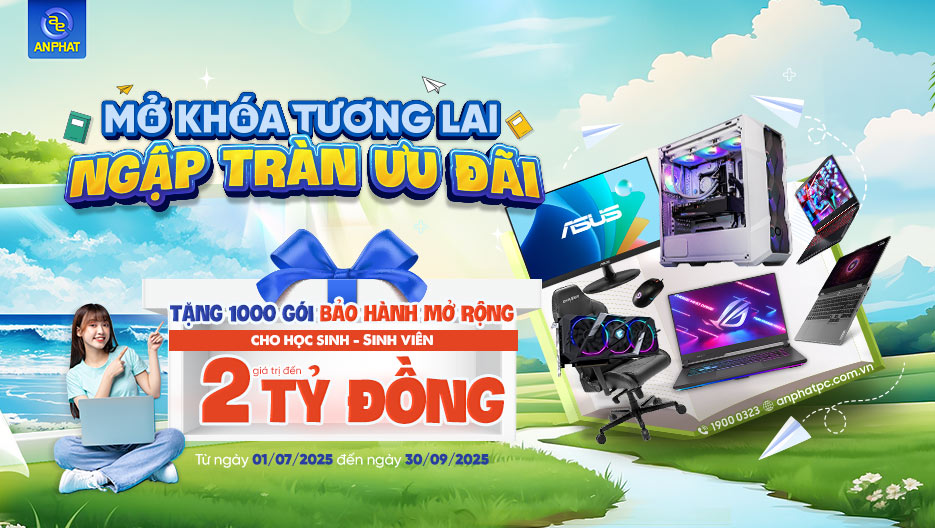 Tặng gói bảo hành mở rộng lên tới 2 tỷ đồng