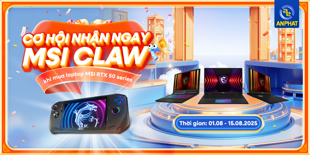 MUA LAPTOP RTX50 SERIES NHẬN QUÀ XỊN SÒ TỪ MSI