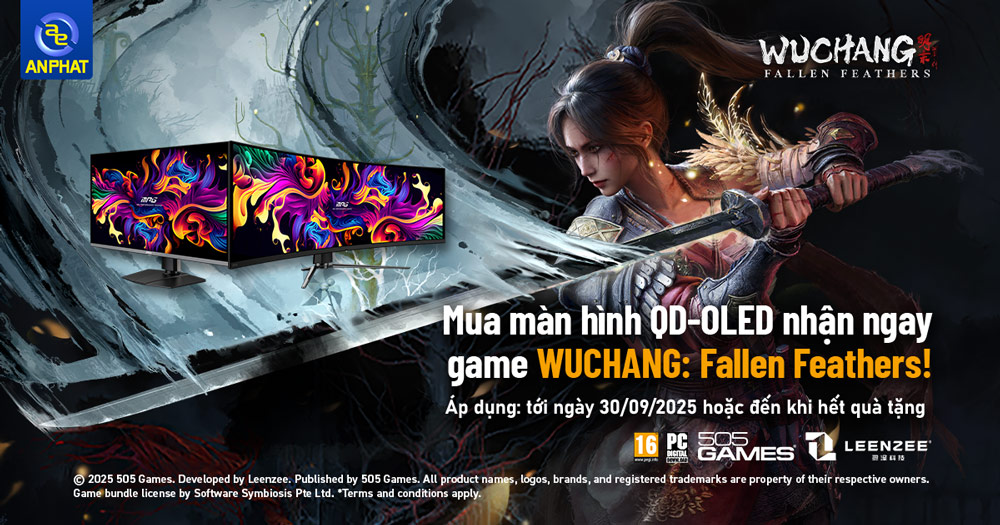 MUA MÀN HÌNH MSI QD-OLED – NHẬN NGAY GAME WUCHANG : Fallen Feathers!
