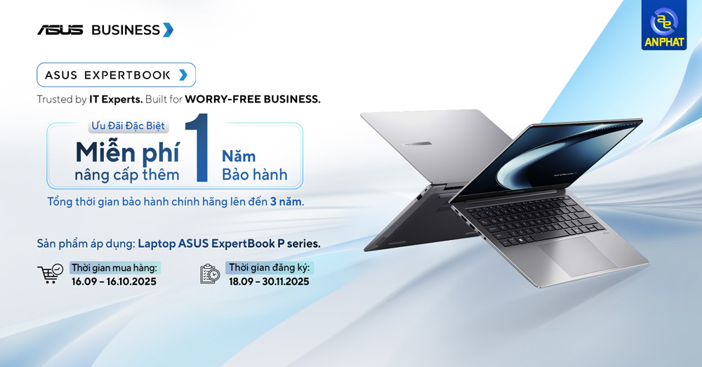 SẮM EXPERTBOOK TẶNG 1 THÊM 1 NĂM BẢO HÀNH - NÂNG TẦM CÔNG VIỆC