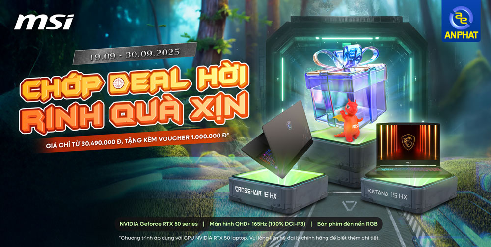 Chớp Deal Hời, Rinh Quà Xịn Cùng MSI