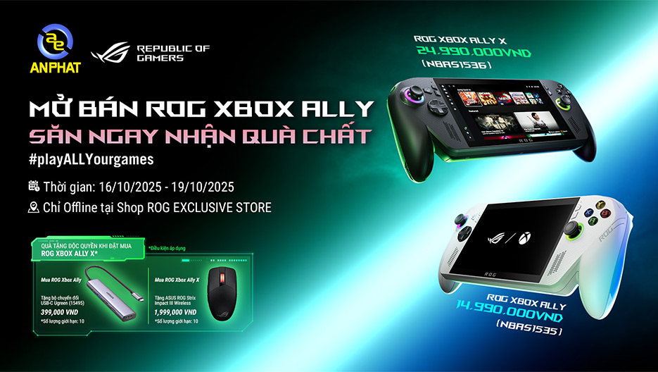 MỞ BÁN ROG XBOX ALLY - SĂN NGAY NHẬN QUÀ CHẤT