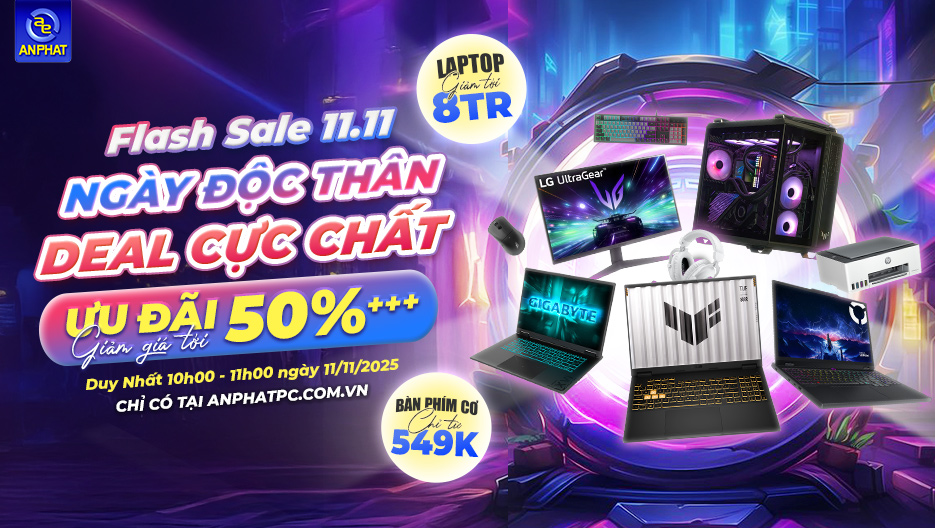 FLASH SALE 11/11 – NGÀY ĐỘC THÂN DEAL CỰC CHẤT