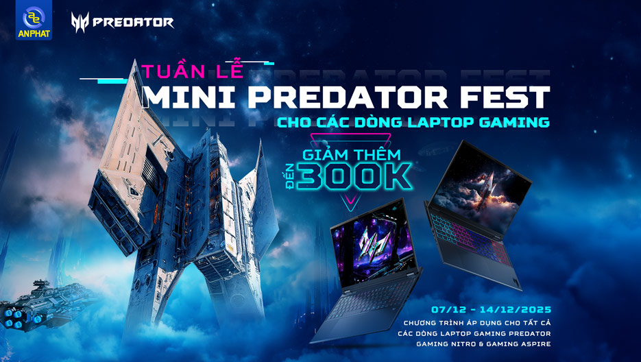 Tuần lễ Mini Predator Fest Tháng 12