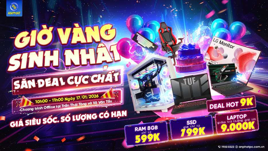 Giờ vàng sinh nhật - Săn DEAL CỰC CHẤT