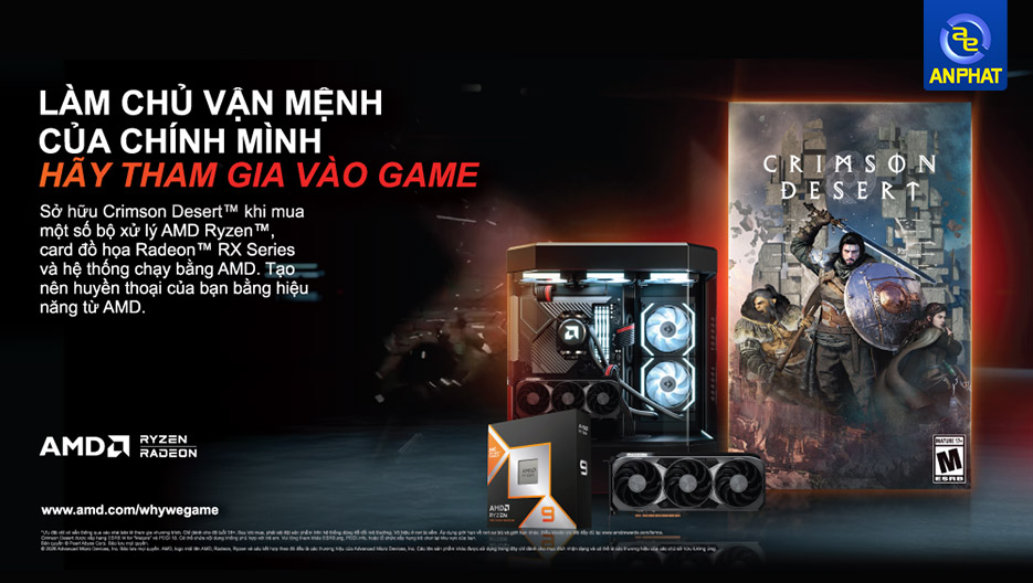 OWN YOUR DESTINY – SỞ HỮU QUÁI VẬT AMD, RINH NGAY SIÊU PHẨM CRIMSON DESERT