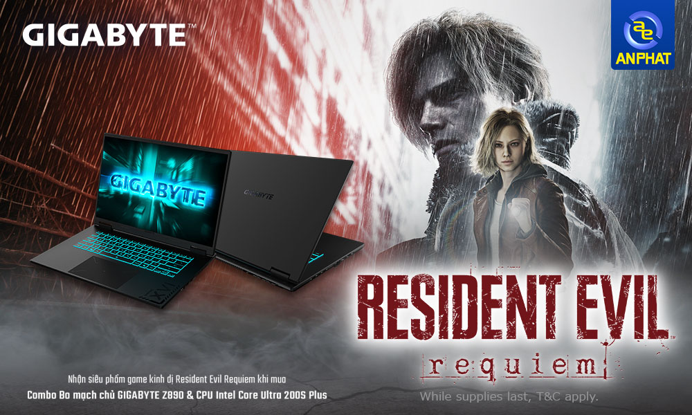 SẮM LAPTOP GAMING A16 RTX 5060 – NHẬN NGAY RESIDENT EVIL REQUIEM