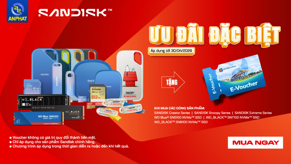Ưu Đãi Đặc Biệt Cùng Sandisk