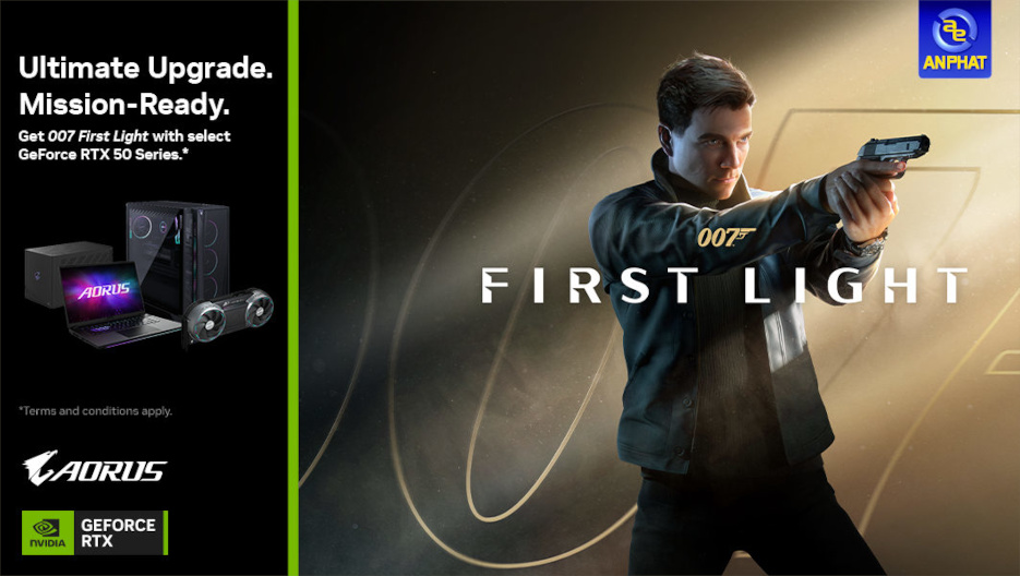 Tặng ngay game 007 First Light khi mua Laptop & Card đồ họa RTX 5060 Series trở lên