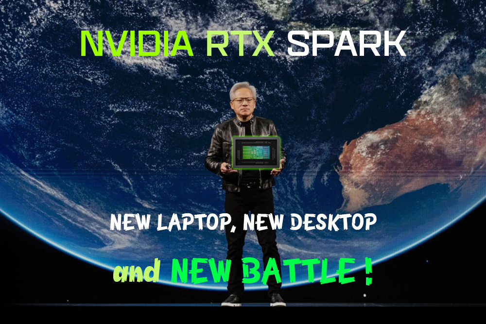 NVIDIA ra mắt Chip RTX Spark, Cuộc chiến với hai ông lớn Intel & AMD giờ mới bắt đầu