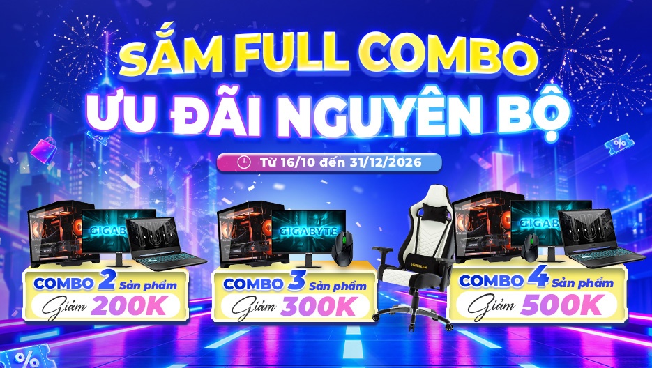 Sắm FULL COMBO - Ưu đãi nguyên bộ