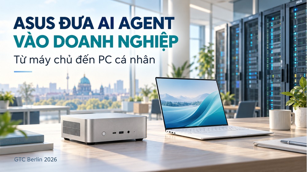 ASUS ra mắt giải pháp Agentic AI: từ máy chủ đến PC cá nhân