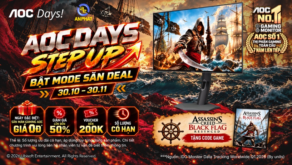 AOC Days - Bật mode săn deal