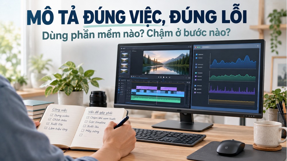 Mô tả phần mềm đang dùng và lỗi gặp phải trước khi nâng cấp PC