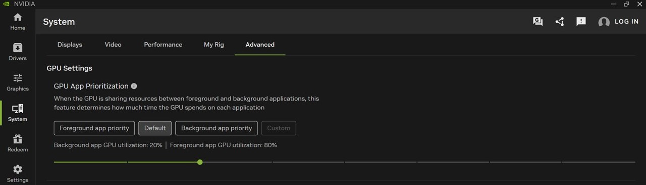 Tùy chọn quản lý tài nguyên GPU trong NVIDIA App