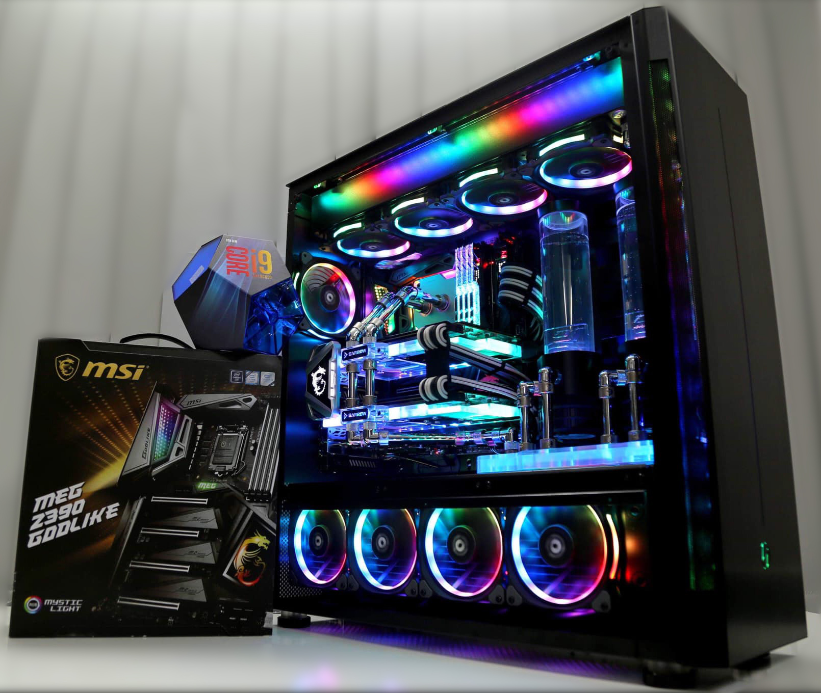 Ngắm bộ PC đẹp nhất VỊNH BẮC BỘ i9 9900K - SLI GTX 1070 Ti