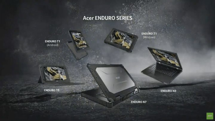 Acer ra mắt dòng sản phẩm “Enduro” với Laptop và Tablet siêu bền bỉ dành cho dân công trường