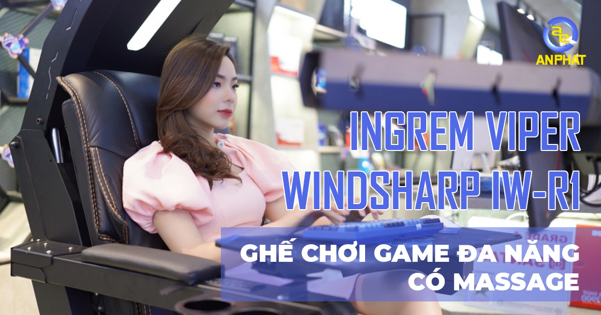 Ingrem VIPER Windsharp IW-R1: Ghế chơi game phong cách chủ tịch giá 150 triệu 