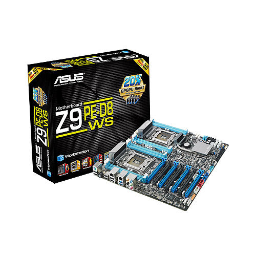 ASUS Z9PE-D8 WS CPU+メモリ+CPUクーラー MAINBOARD ASUS Z9PE-D8 WS (DUAL CPU WORKSTATION)