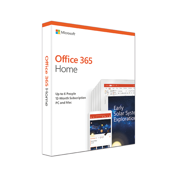 OFFICE 365 HOME PREMIUM 32BIT/64 EN SUBSCR 1 YR APAC EM MEDIALESS  (6GQ-00018)