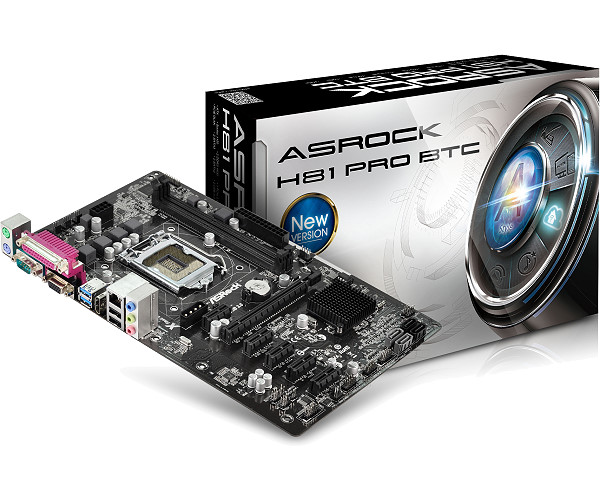 Mainboard ASRock H81 Pro BTC LGA 1150 Intel H81 HDMI SATA