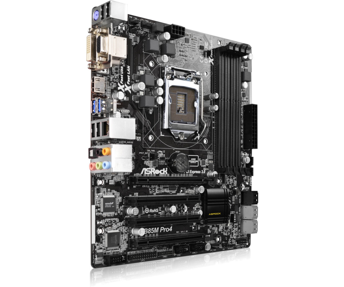 ASRock B85M Pro4 +i7-4770K+ メモリ2GB×2枚 ASRock B85M Pro4 – 趣味の部屋