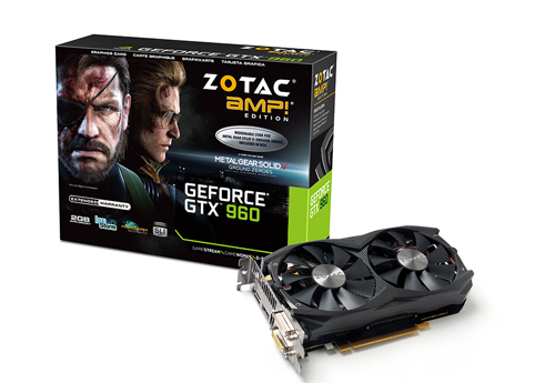 Vga Zotac Gtx 960 Amp Edition 2gb Ddr5 128 Bit