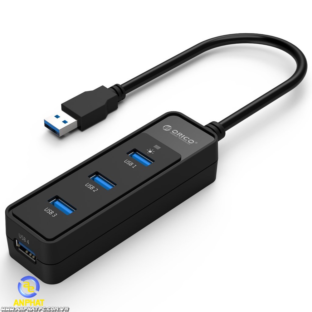 Bộ chia 4 Port USB 3.0 ORICO W5PH4-U3 - 4 cổng USB 3.0