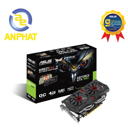 VGA ASUS STRIX GTX960-DC2OC-4GD5 GAMING (128 bits)