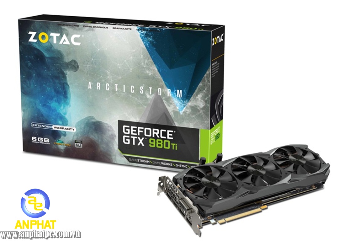 VGA ZOTAC GeForce GTX 980 Ti ArcticStorm Tản nhiệt nước