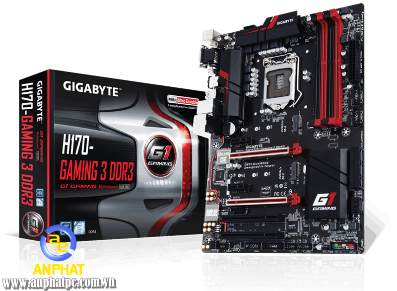Ultra Durable Intel H170 Chipset Gigabyte H170-HD3 S1151 GA-H170-HD3