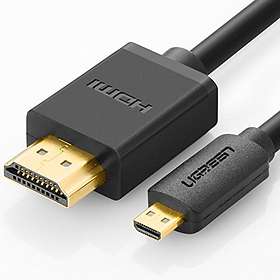 Cáp HDMI UGreen micro HDMI to HDMI full copper 19+1 - 2M màu đen