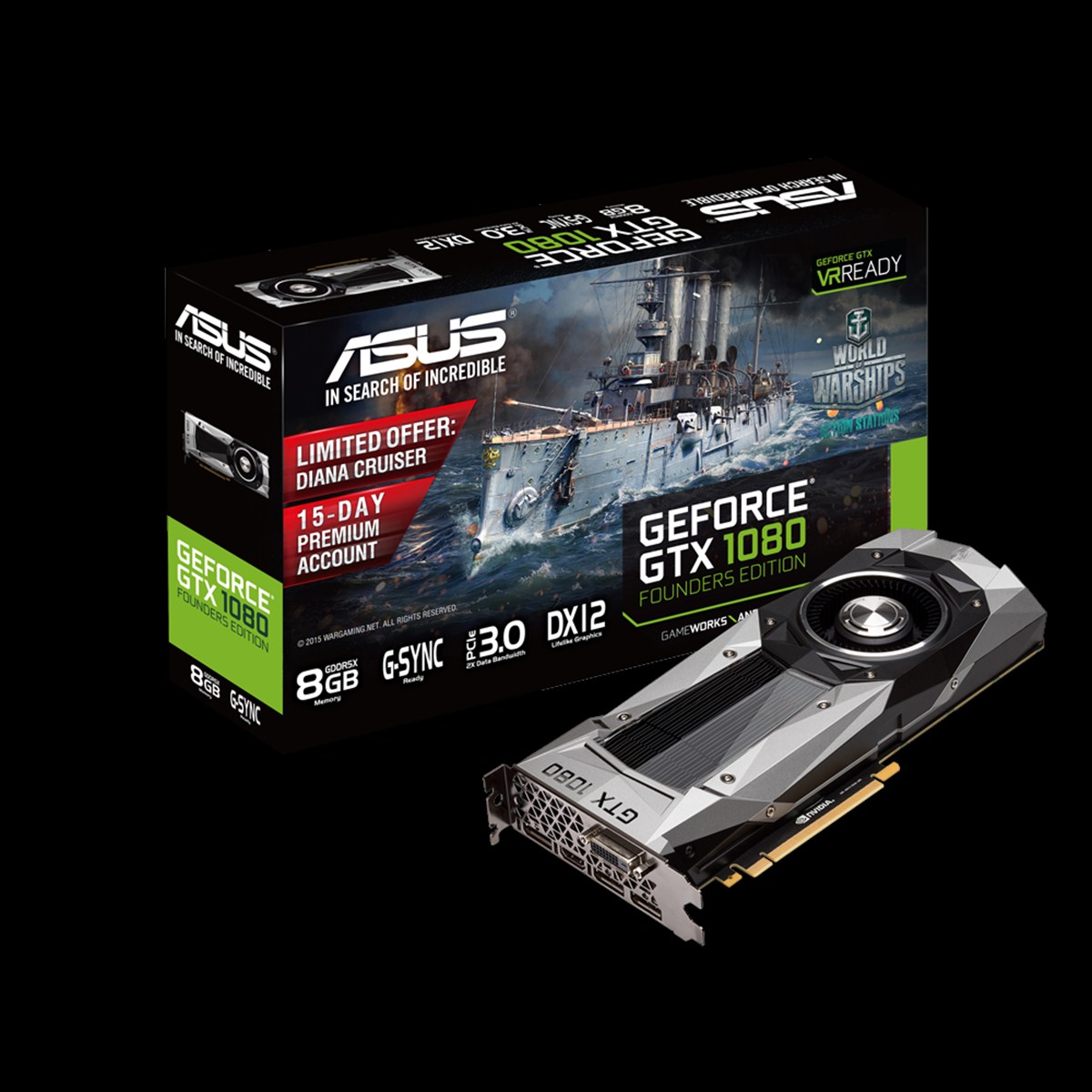 グラフィックボード】ASUS ROG STRIX-GTX1080