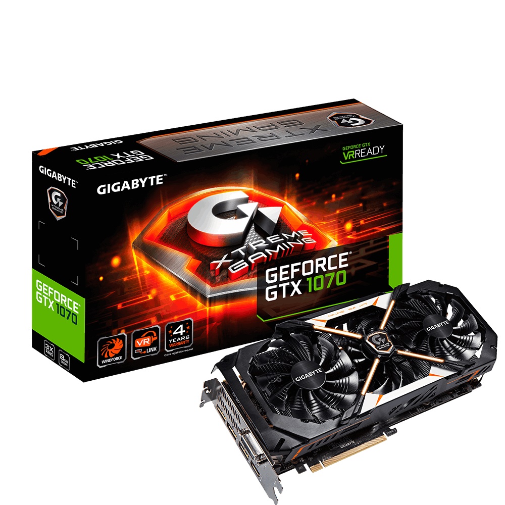 Card Màn Gtx 1070 8gb Cena 1070 Windforce Oc Gigabyte Geforce Gtx