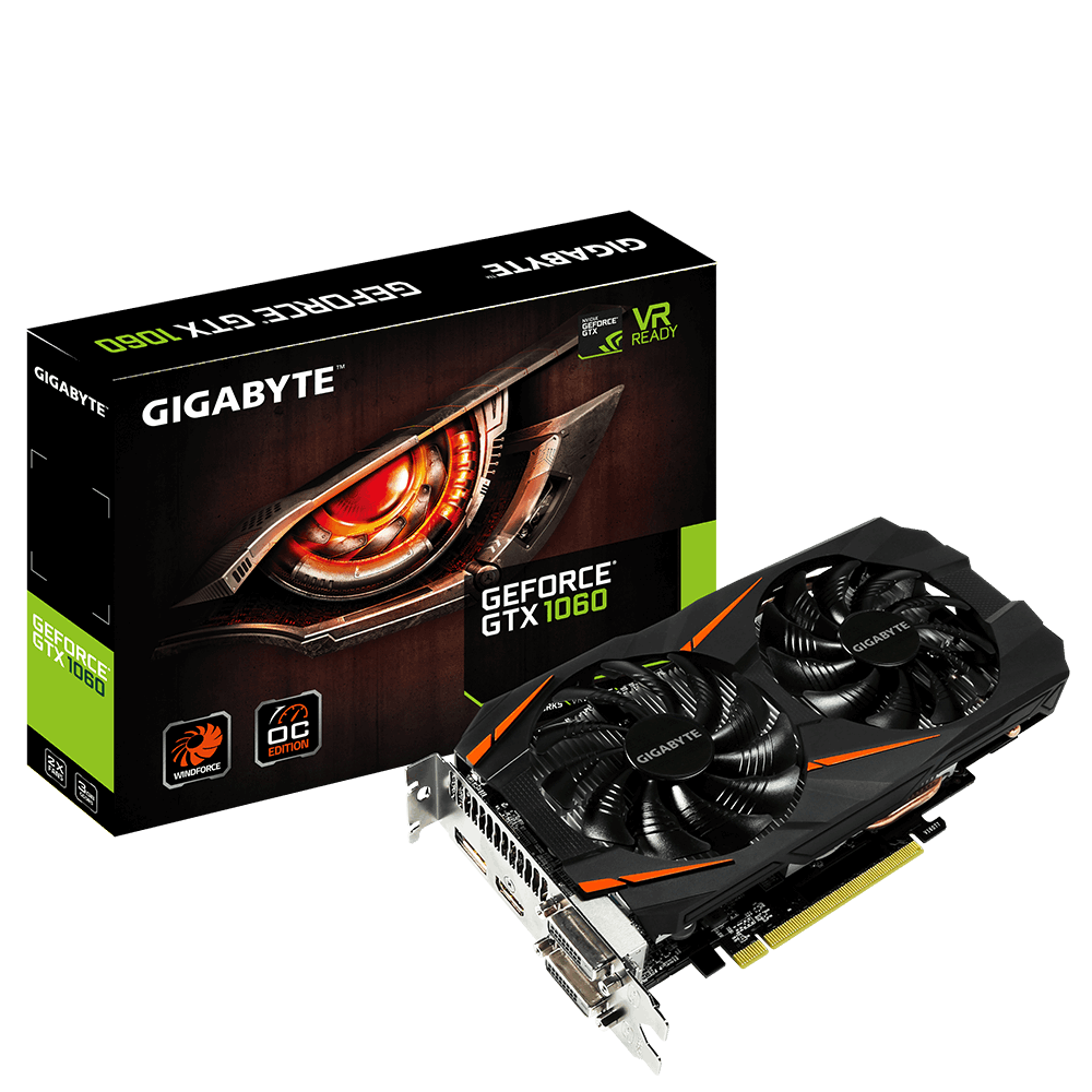 VGA GIGABYTE GV-N1060WF2OC-6GD (GeForce GTX 1060)