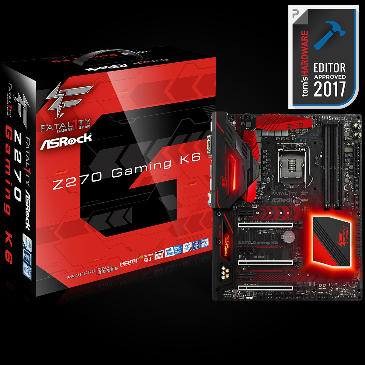 Asrock Fatality Fatal1ty Z270 Gaming K6 Jual Paket ASRock Z270