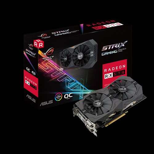 Asus Rog Strix Rx 570 Oc 4gb Card màn hình ASUS ROG Strix RX570 OC edition 4GB GDDR5 (ROG-STRIX