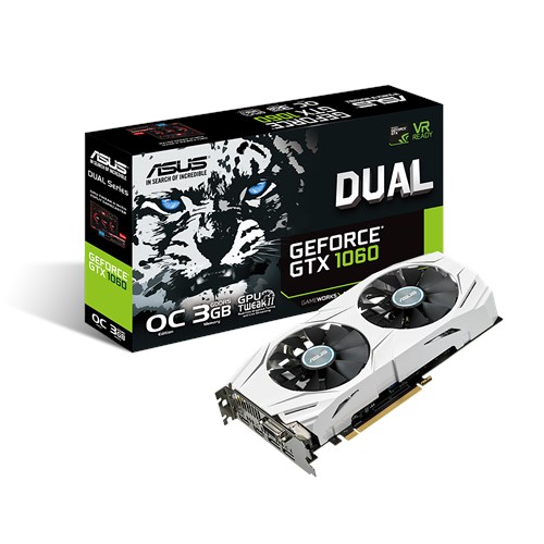 VGA ASUS GTX 1060 DUAL 3G (DUAL-GTX1060-O3G)