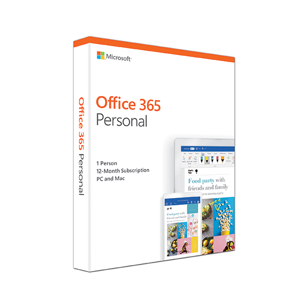 Office 365 Personal 32-bit/x64 English Subscr 1YR APAC EM  Medialess(QQ2-00036)