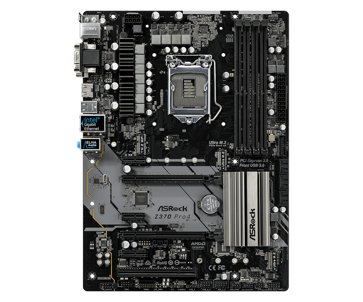 Mainboard Asrock Z370 Pro4 (LGA1151v2-CoffeeLake)