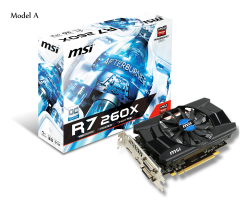 VGA MSI R7 260 1GD5 OC