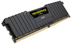 RAM Corsair Vengeance® LPX 16GB (4x4GB) DDR4 DRAM 2666MHz C16 Memory Kit - Black (CMK16GX4M4A2666C16)