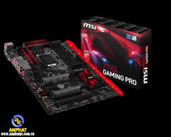MAINBOARD MSI Z170A GAMING PRO - BLACK & RED - RGB Light For Gamer