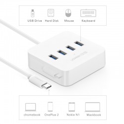 USB Hub UGreen USB-C to 4-Port USB 3.0 UG-30316 Chính hãng