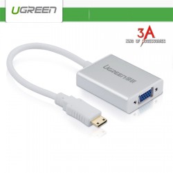 Cáp chuyển đổi Ugreen Mini HDMI to VGA 40217
