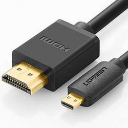Cáp HDMI UGreen micro HDMI to HDMI full copper 19+1 - 3M màu đen