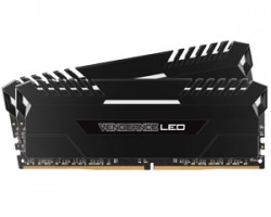 Ram Corsair VENGEANCE® LED 16GB (2 x 8GB) DDR4 2666MHz C16 Memory Kit - White LED (CMU16GX4M2A2666C16R)