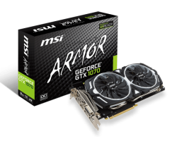 VGA MSI GTX 1070 ARMOR 8G OC