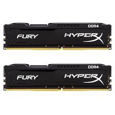 RAM Kingston 32GB 2400MHz DDR4 CL15 DIMM  (Kit of 2) HyperX Fury Black  HX424C15FBK2/32