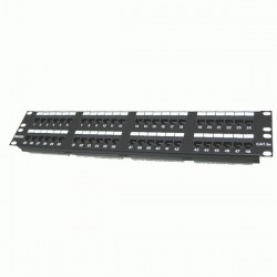 Patch panel Dintek 48 Port CAT.5e 2U 19" rackmount Krone type